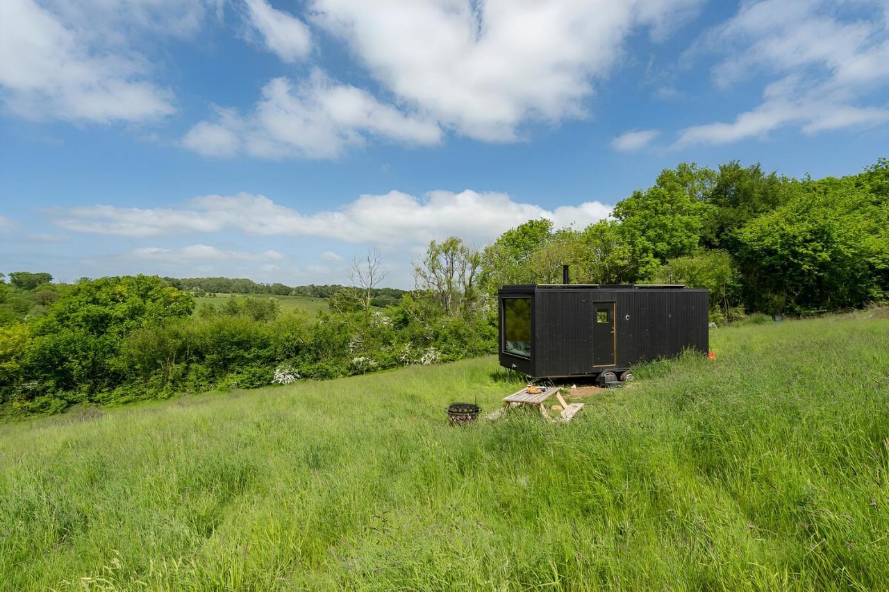 Secluded Offgrid Cabin W/ Sunset View & Fireplace Canterbury Exterior foto